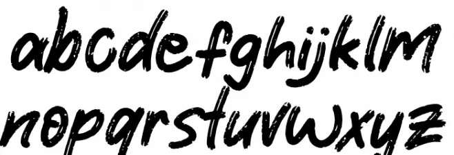 Hey March フォント 小文字