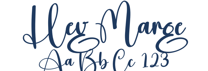 Hey Marge Font Preview