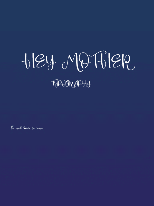 Hey Mother Poster