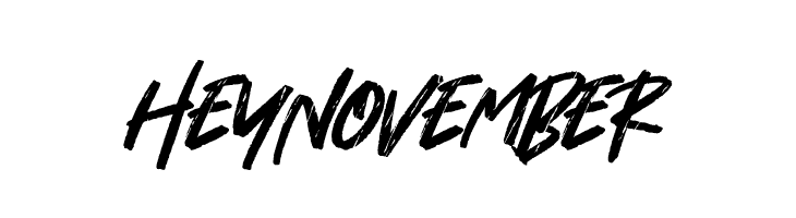 Hey November  Frei Schriftart Herunterladen
