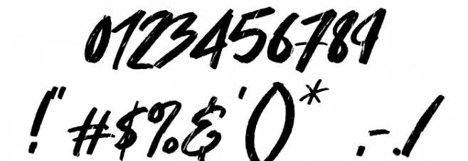 Hey November Font OTHER CHARS