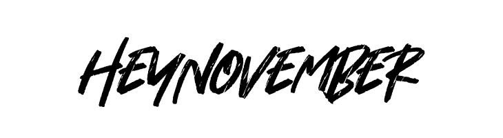 Hey November  les polices de caractères gratuit tlcharger
