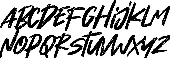 Hey November Font LOWERCASE