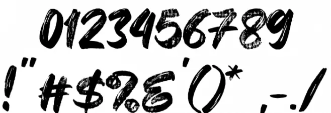 Hey October Font OTHER CHARS