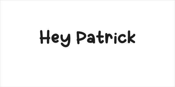 Hey Patrick Logo