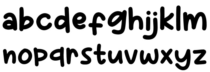 Hey Patrick Schriftart Kleinbuchstaben