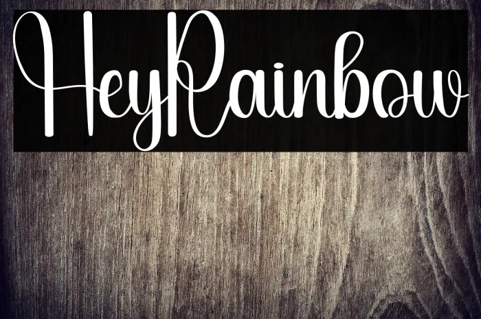 Hey Rainbow Example 1