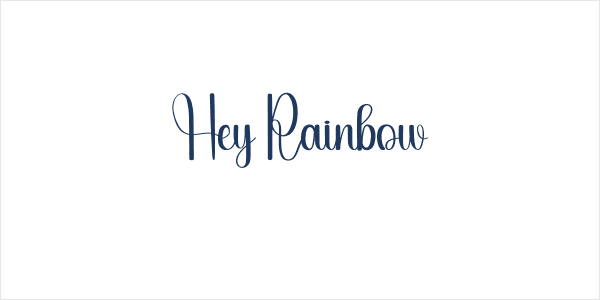 Hey Rainbow Logo