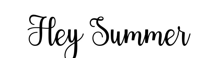 Hey Summer  Скачать бесплатные шрифты