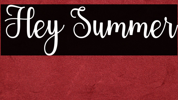 Hey Summer Example 1