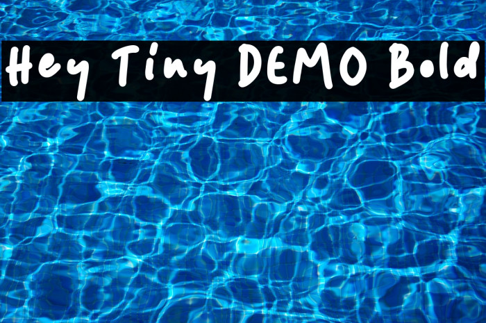 Hey Tiny DEMO Bold Example 3