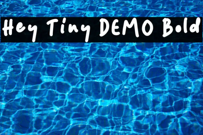 Hey Tiny DEMO Bold Example 3