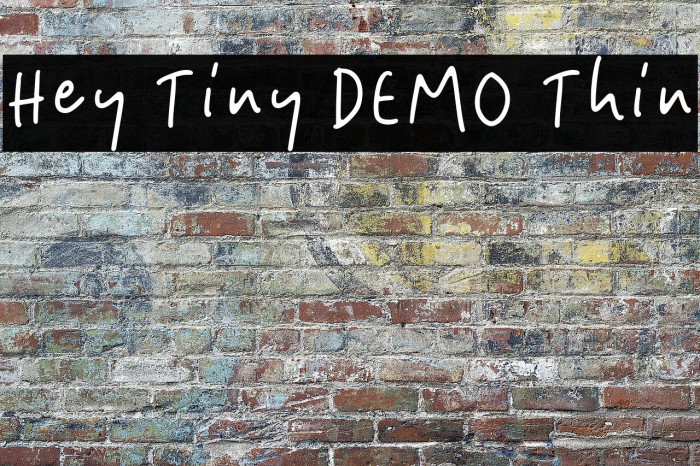 Hey Tiny DEMO Thin Example 1