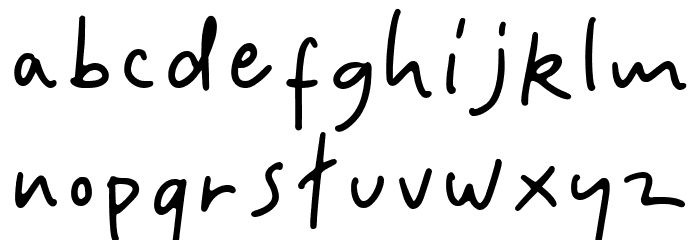 Hey Tiny DEMO Thin Font LOWERCASE