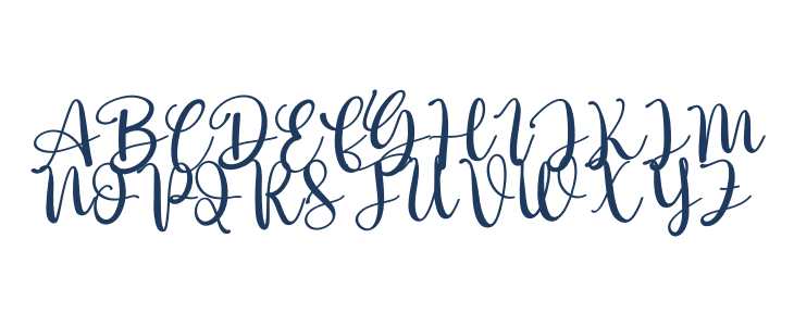 Hey Vintage Uppercase