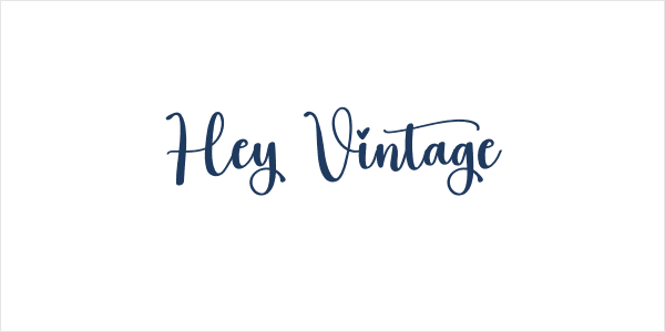 Hey Vintage Logo