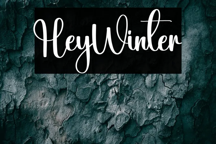 Hey Winter Example 1