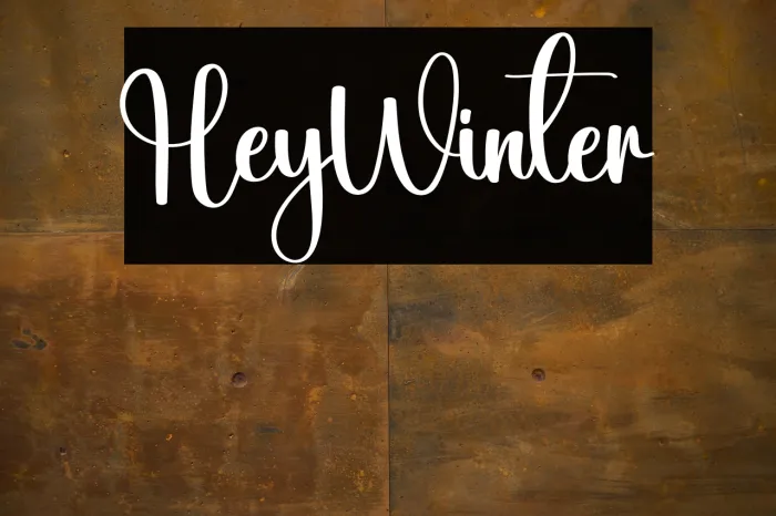 Hey Winter Example 3