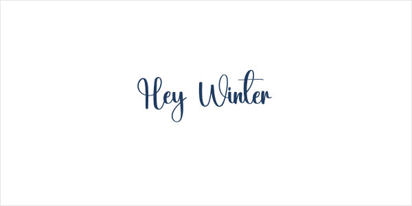 Hey Winter Logo