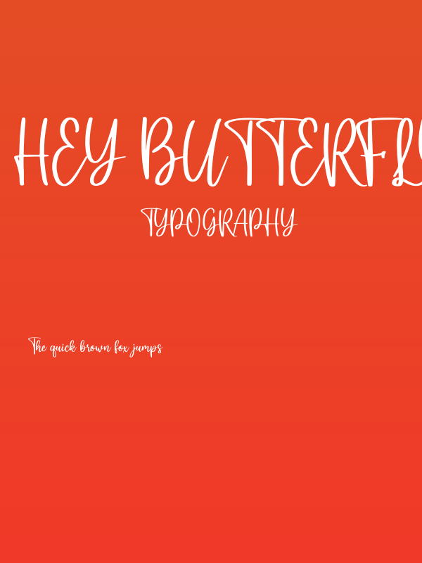 Hey butterfly Poster