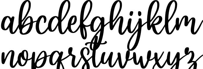 Hey butterfly Font LOWERCASE
