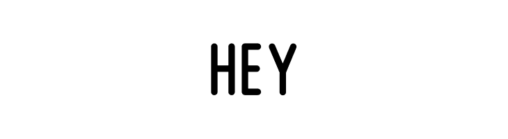 Hey  font caratteri gratis