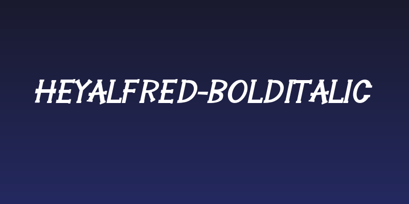 HeyAlfred-BoldItalic Social Header