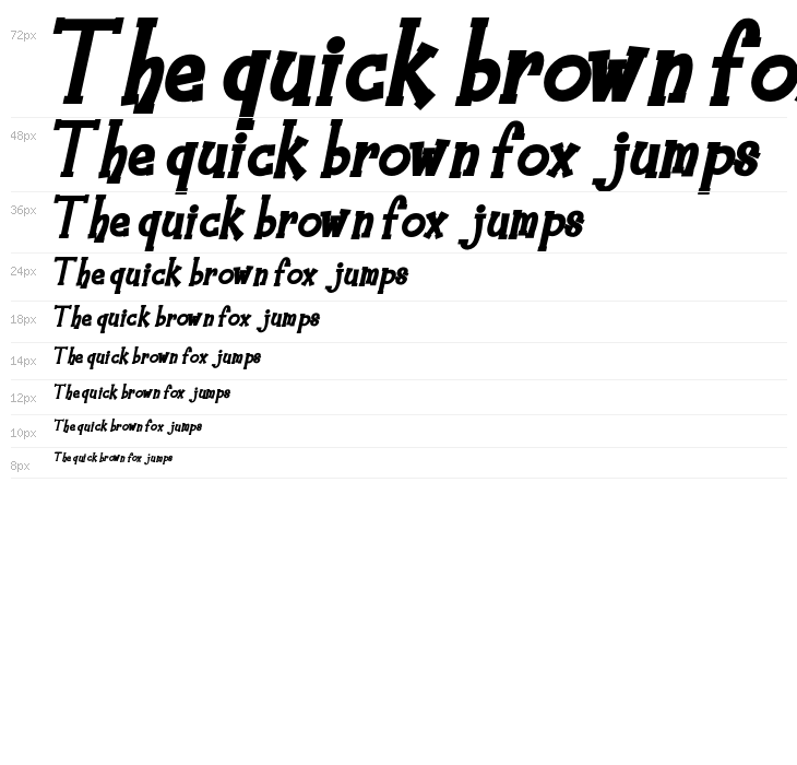 HeyAlfred-BoldItalic Waterfall