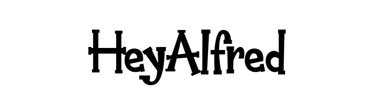 HeyAlfred  font caratteri gratis