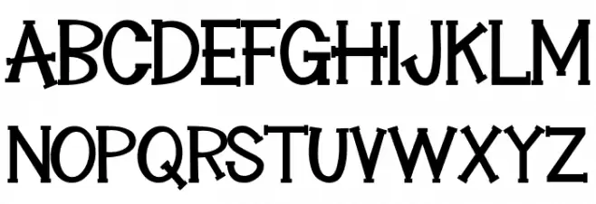 HeyAlfred 字体 大写
