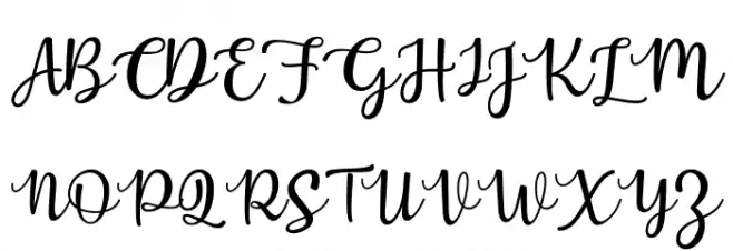 HeyBeibeh Font Litere mari