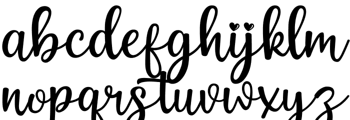 HeyBeibeh Font LOWERCASE