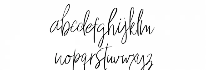 HeyFonallia-FreeVersion Schriftart Kleinbuchstaben