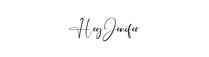 HeyJenifer  font caratteri gratis