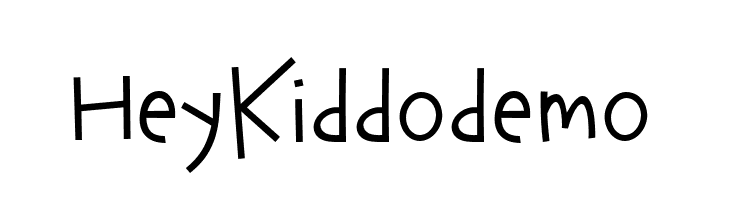HeyKiddodemo  les polices de caractères gratuit tlcharger