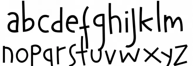 HeyKiddodemo Schriftart Kleinbuchstaben