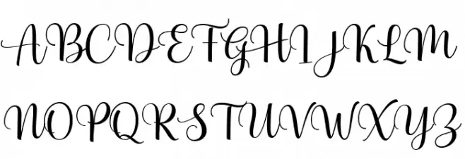 HeyMagnolia Schriftart Groß