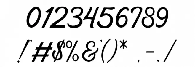 HeyMonday Font OTHER CHARS