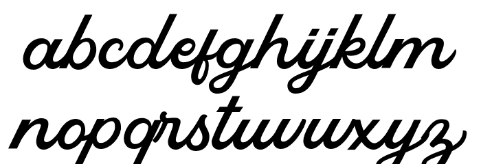 HeyMonday Font LOWERCASE