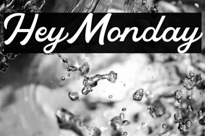 HeyMonday フォント examples