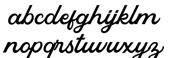 HeyMonday Font LOWERCASE