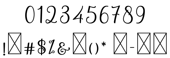 HeyShanay Font OTHER CHARS