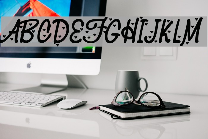 HeyValentine Font examples