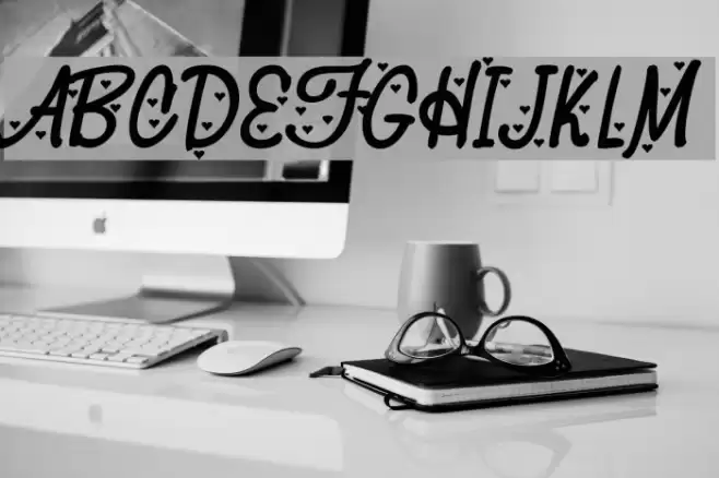 HeyValentine Font examples