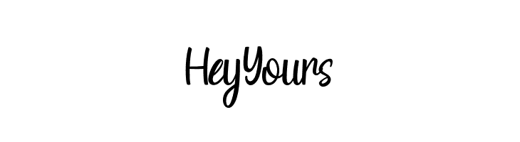 HeyYours  नि: शुल्क फ़ॉन्ट्स डाउनलोड