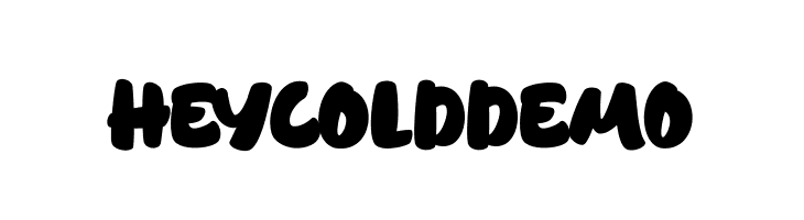 HeycoldDEMO  Descarca Fonturi Gratis