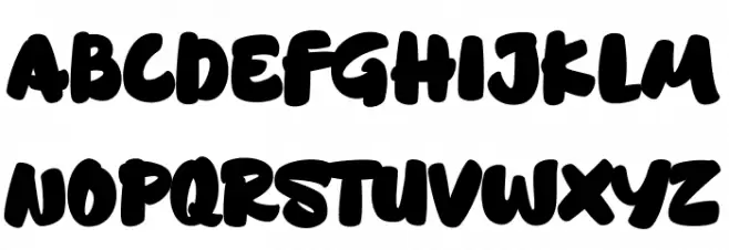HeycoldDEMO Schriftart Groß