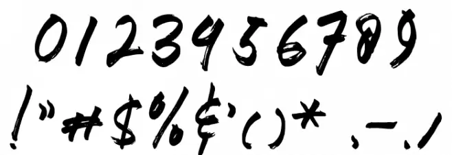 Heydhar Schriftart Anderer Schreiben