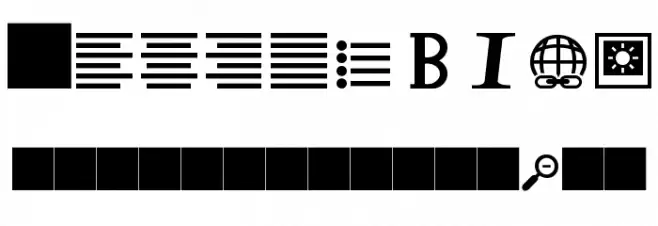 Heydings Controls Font OTHER CHARS