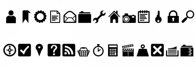 Heydings Icons 字体 大写